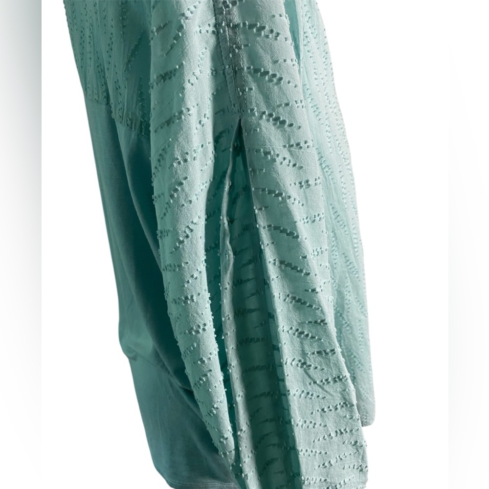 Anthropologie Dolan Green Women Blouse 3/4 Sleeve,Elegant Casual Work Top Size M - Picture 5 of 10